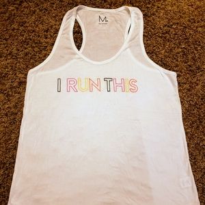 NWT Tank M I Run This